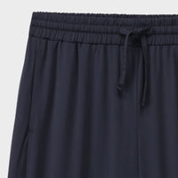 Black Straight Slit Trousers