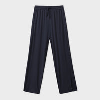 Black Straight Slit Trousers