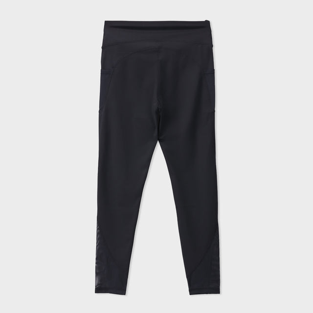 Black Yoga Mesh Tights