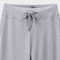 Grey Rib Trousers