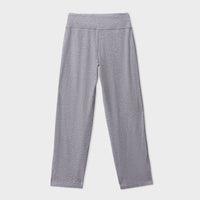 Grey Rib Wide leg Trouser