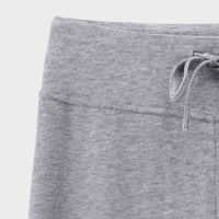 Grey Rib Wide leg Trouser