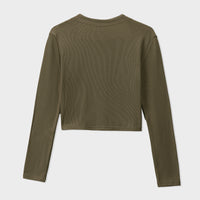 Dark Brown Cropped Jacket