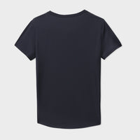 Black Lycra Short Sleeves Tee