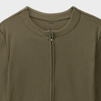 Dark Brown Cropped Jacket