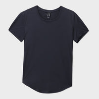 Black Lycra Short Sleeves Tee