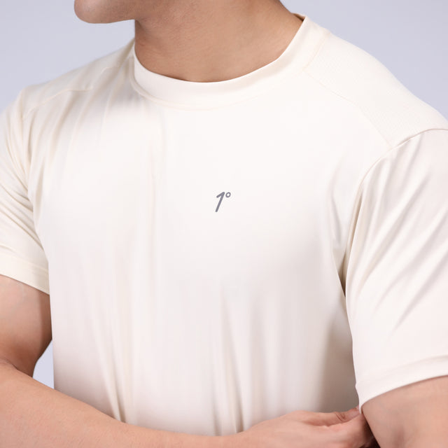 Off White One Degree Tee With Contrast Mesh