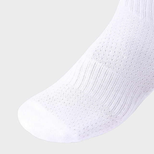 White Crew Sporty Socks Cushioned (Pack of 2)