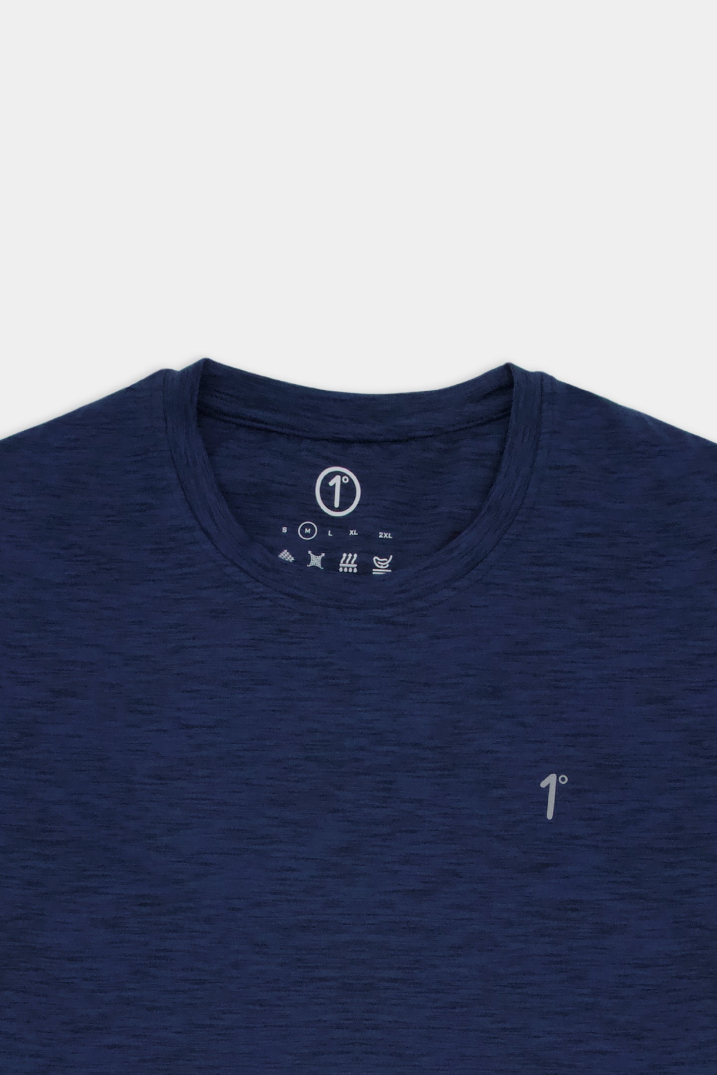 Blue Melange Jersey T-Shirt