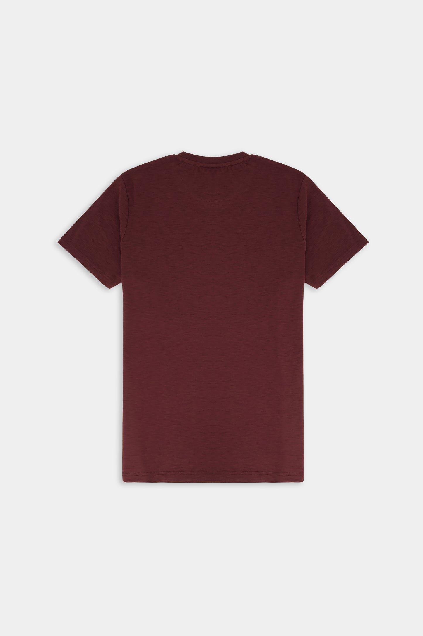 Maroon Melange Jersey T-Shirt