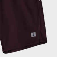 Maroon Active Stretch Shorts