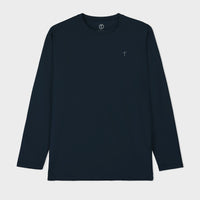 Navy Movement Long Sleeve Tee