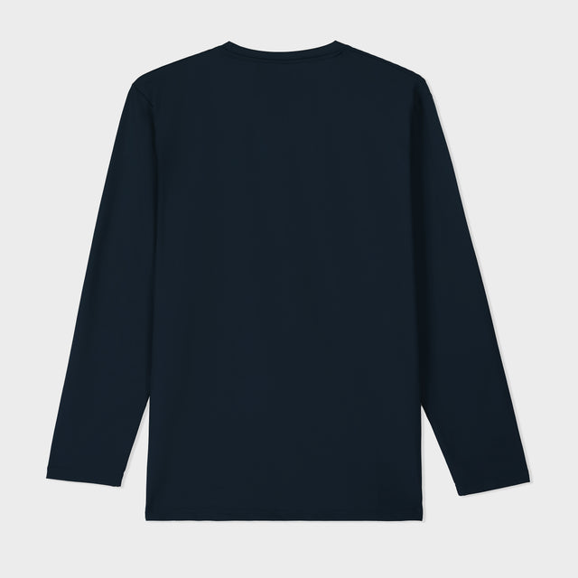 Navy Movement Long Sleeve Tee