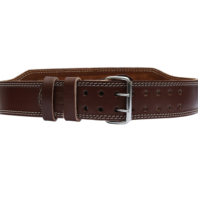 Brown Leather Weightlifting Belt