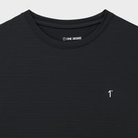 Black Grill Mesh Tee