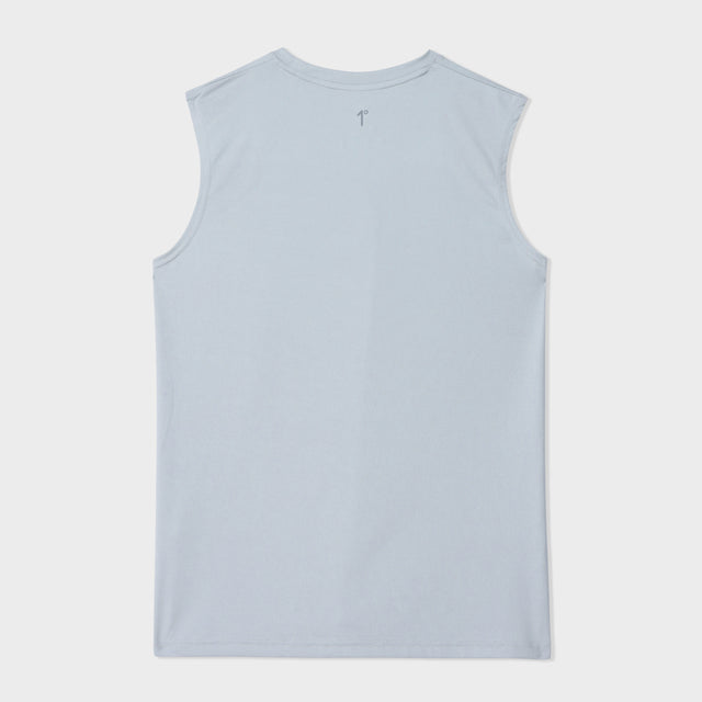 Grey Sleeveless Fitness Top