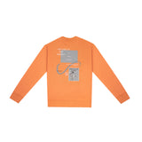 Regular Fit Orange Sweatshirt