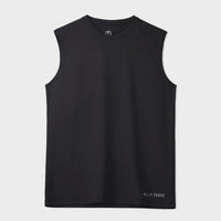 Black Sleeveless Fitness Top