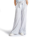 Blue and white Dobby Plain Regular Trouser - OSSW1523024