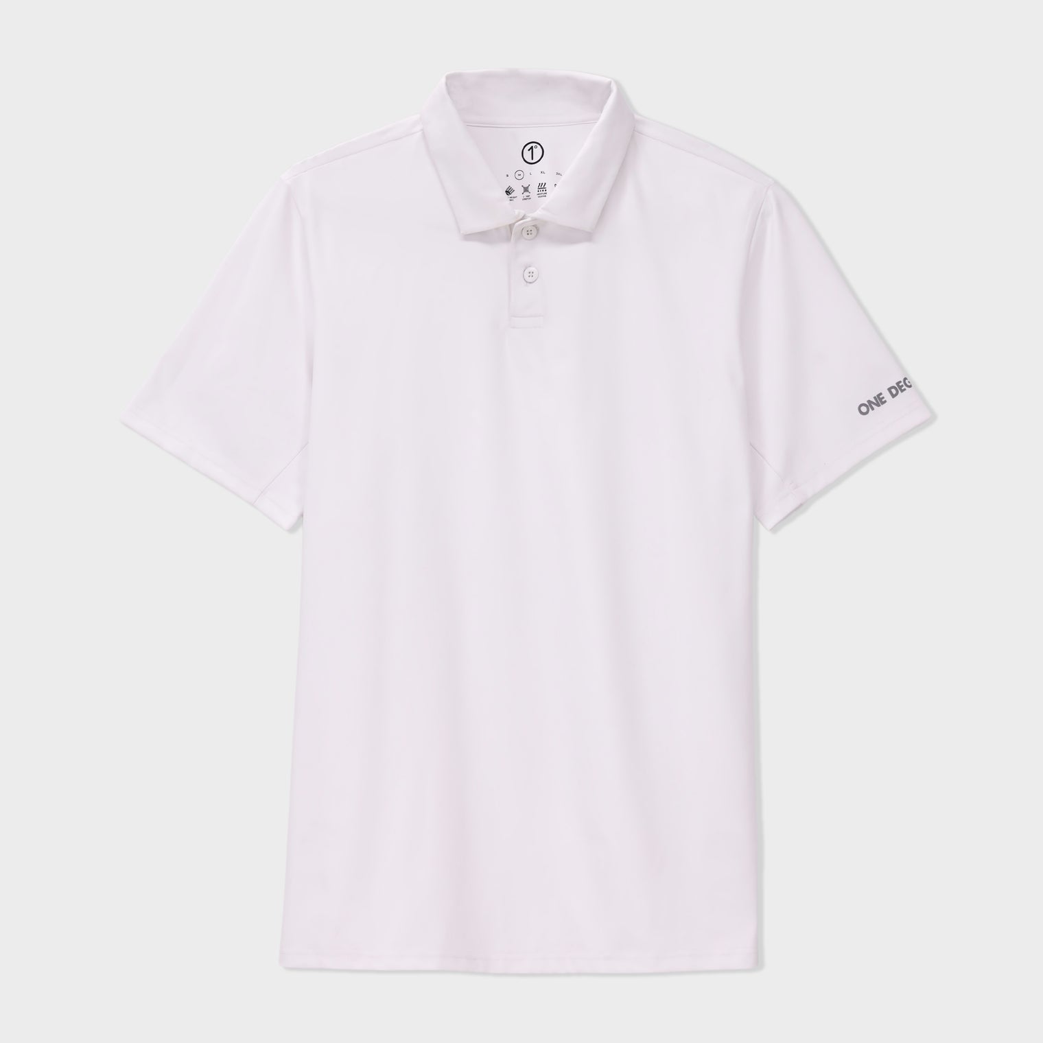 White Performance Polo