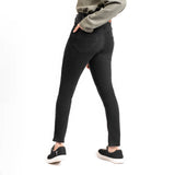 High Rise Black Skinny Fit Jeans