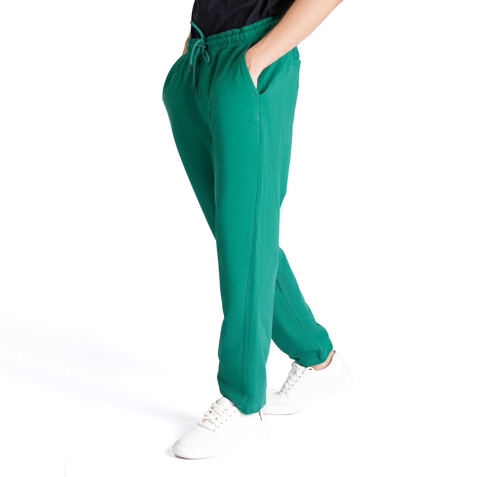 Verdant Green Basic Straight Fit Jogging Trouser - OSSM7230002