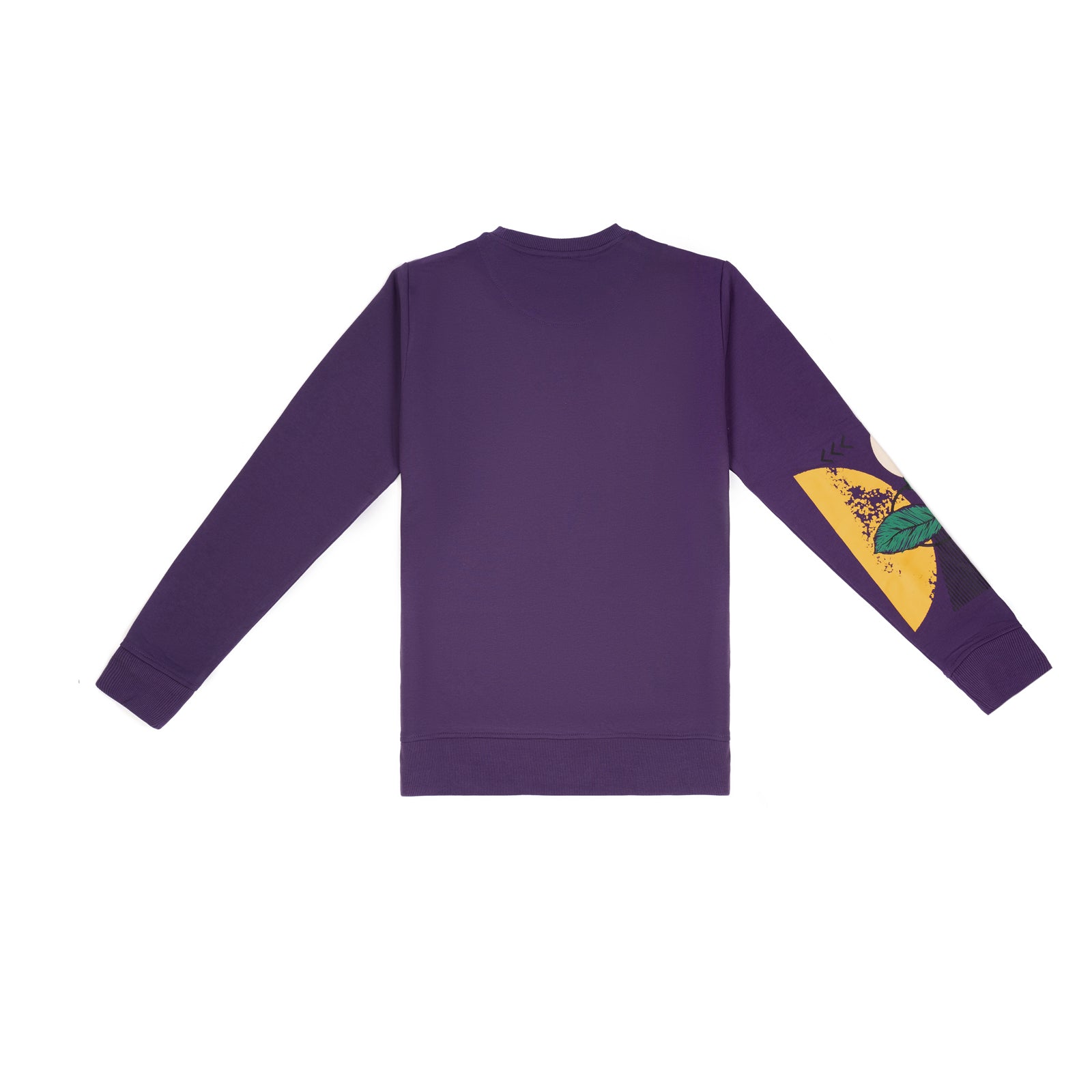 Regular Fit Purple Sweatshirt