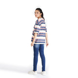 Multi Color Striped T-Shirt - OSSW1230015