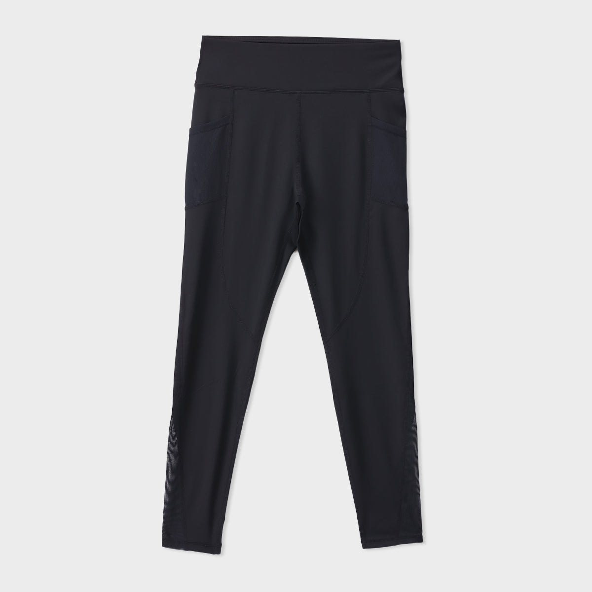 Black Yoga Mesh Tights