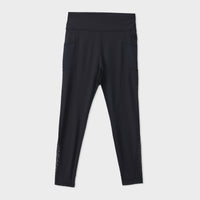 Black Yoga Mesh Tights