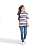 Multi Color Striped T-Shirt - OSSW1230015