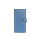 Blue Women's Leather Long Wallet-1