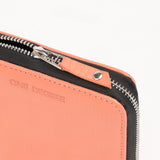 Melon Zipper Leather Wallet Women's-1
