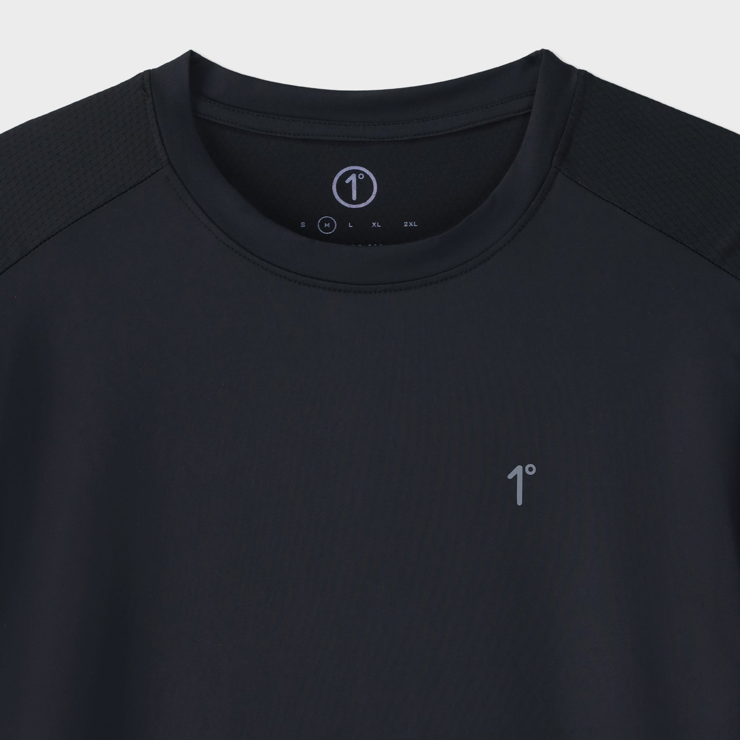 Black One Degree Ultra Light Performance Tee