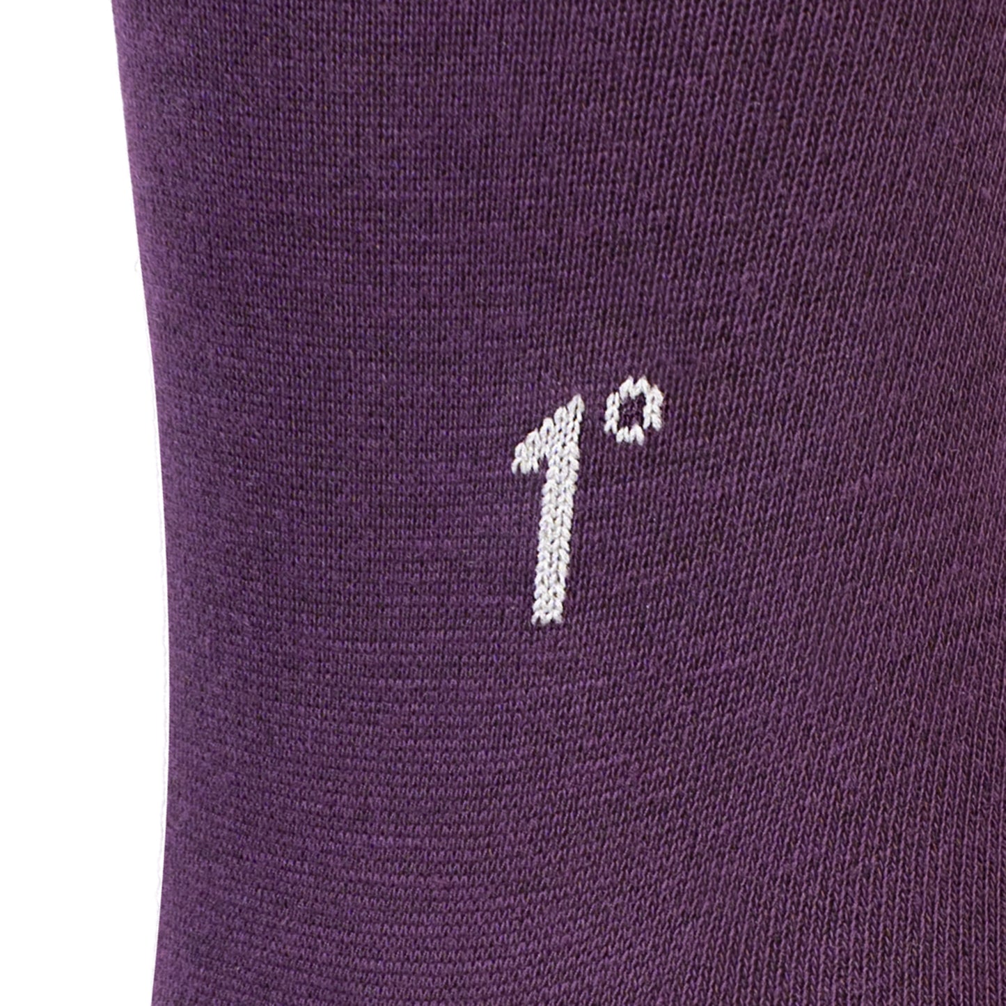 LUXURY PURPLE COTTON CREW SOCKS