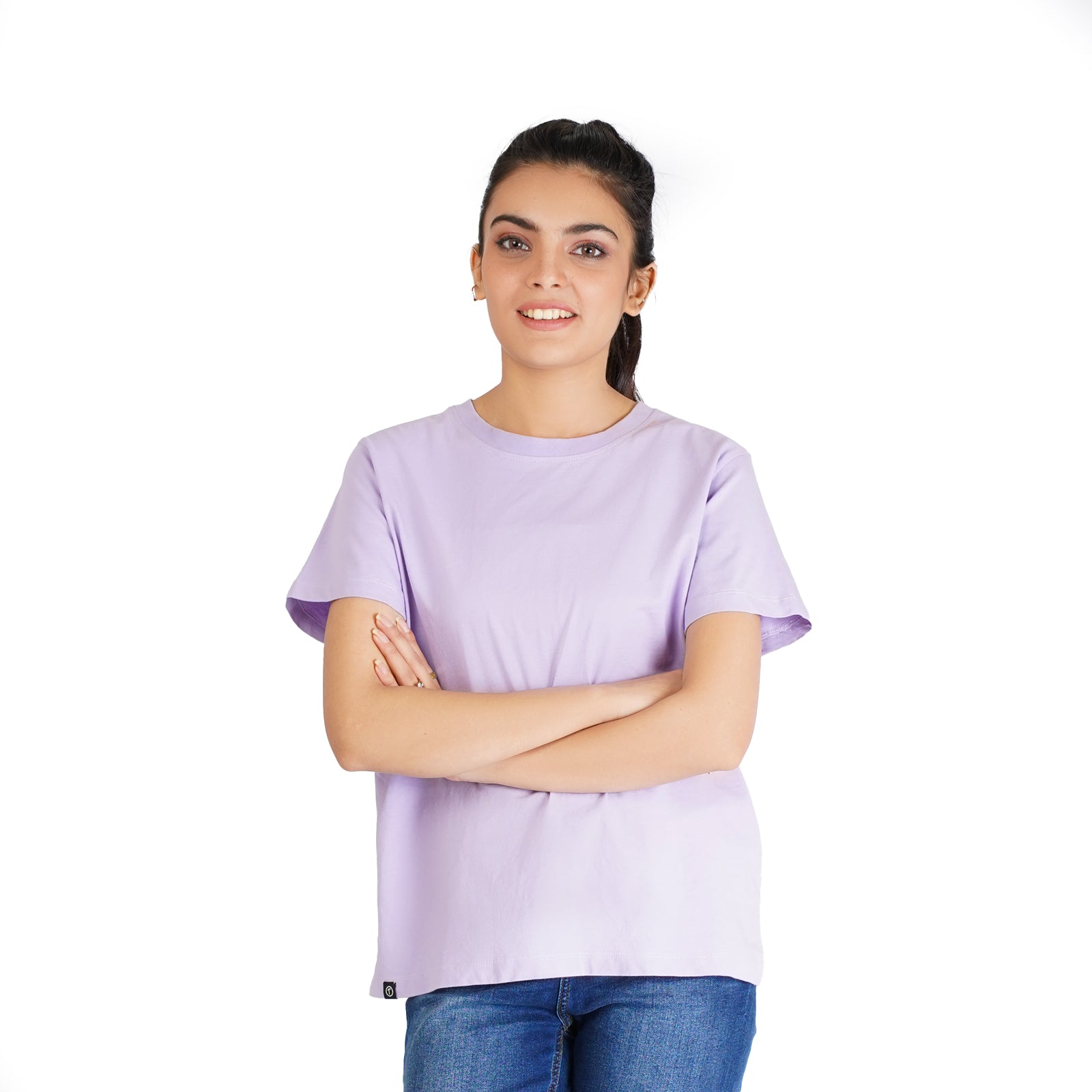 Regular Fit Top Lavender T-Shirt