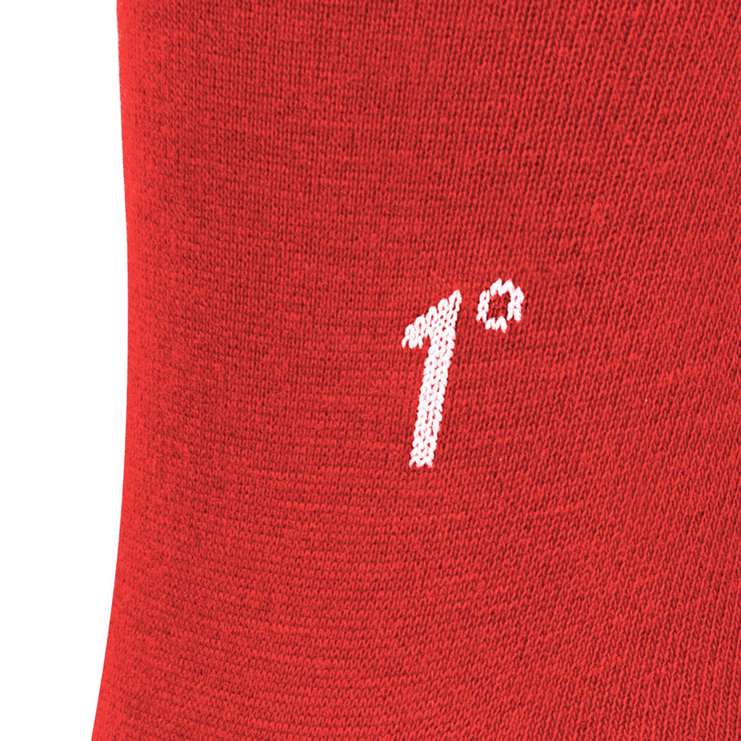 LUXURY RED COTTON CREW SOCKS