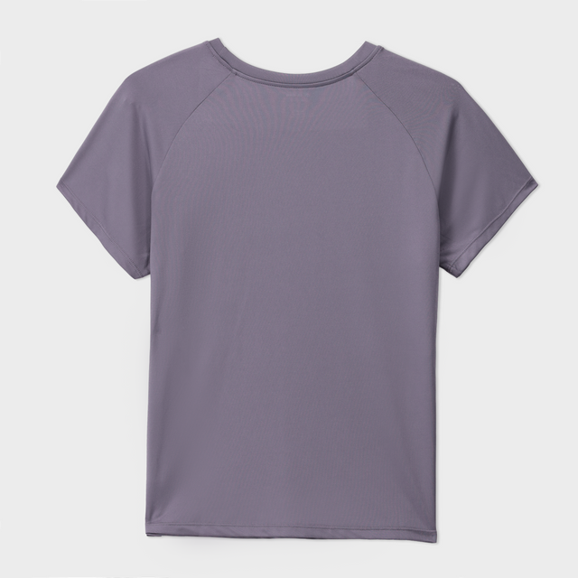 Purple Raglan Tee
