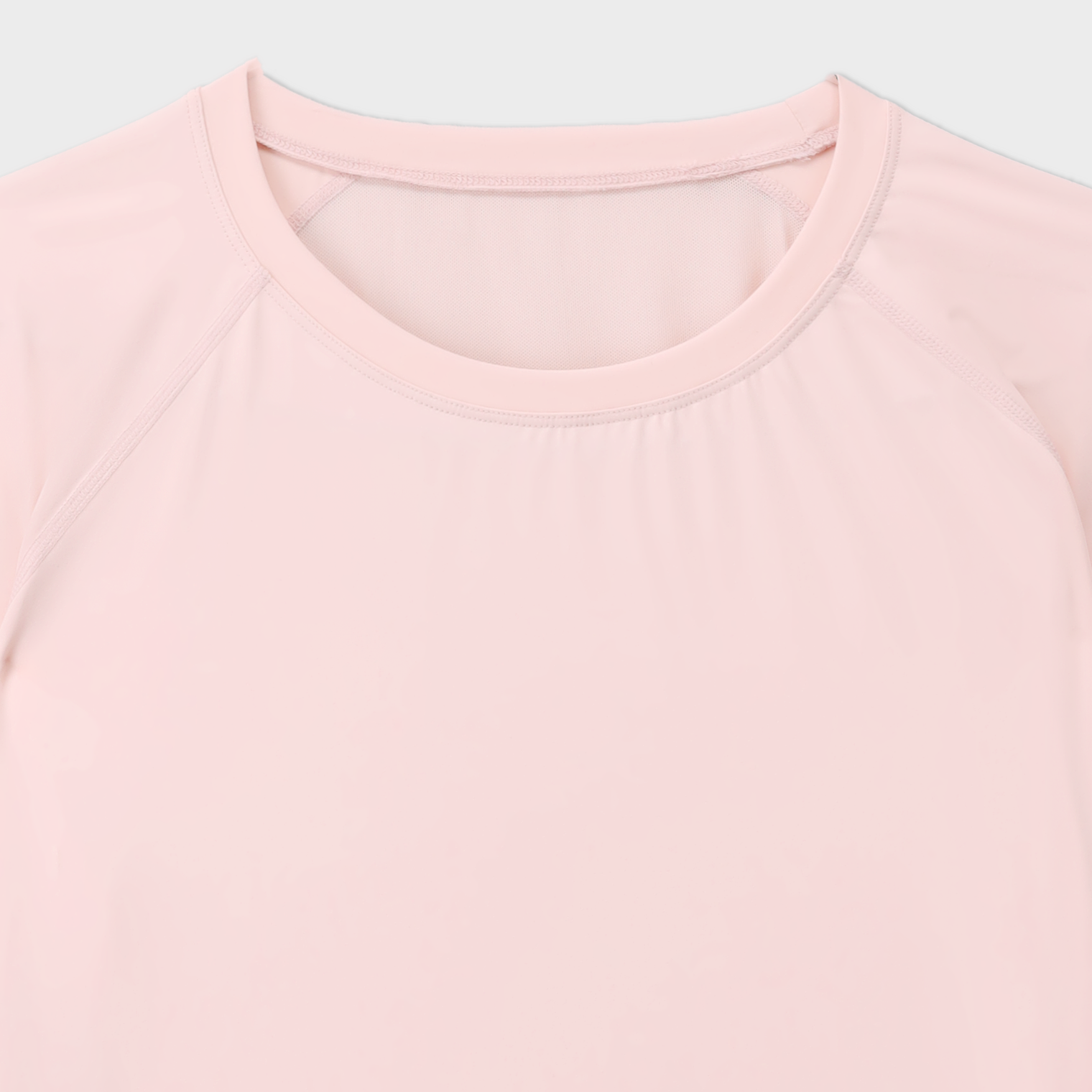 Pink Raglan Short Sleeves Tee