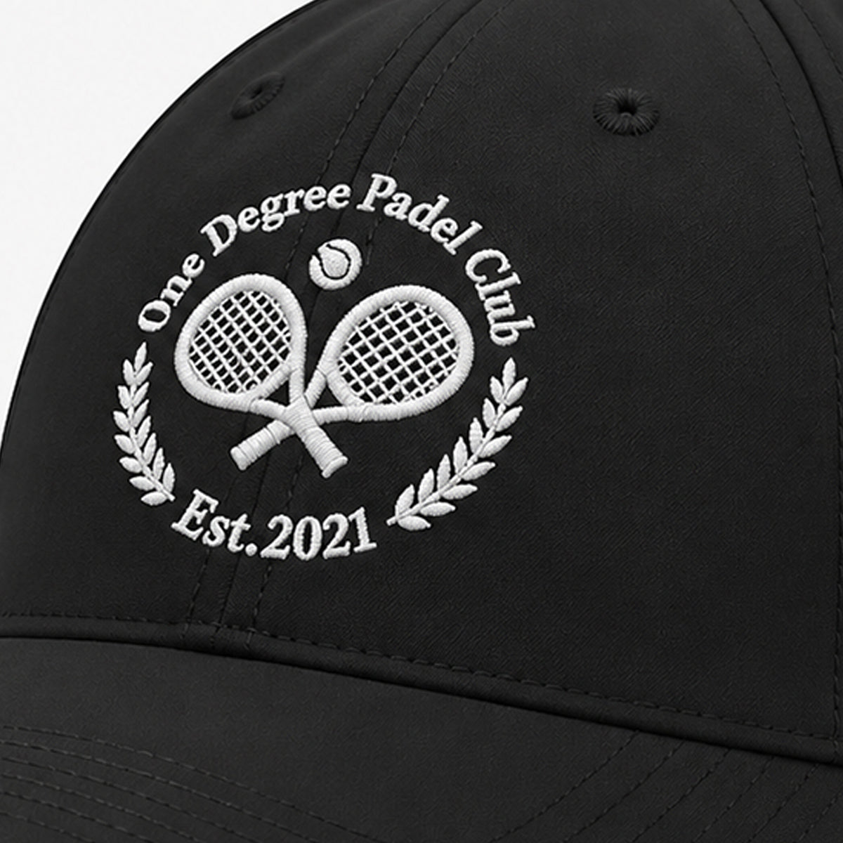 Black One Degree Padel Club Cap