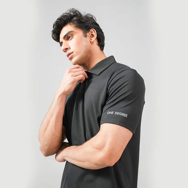 Black Performance Polo