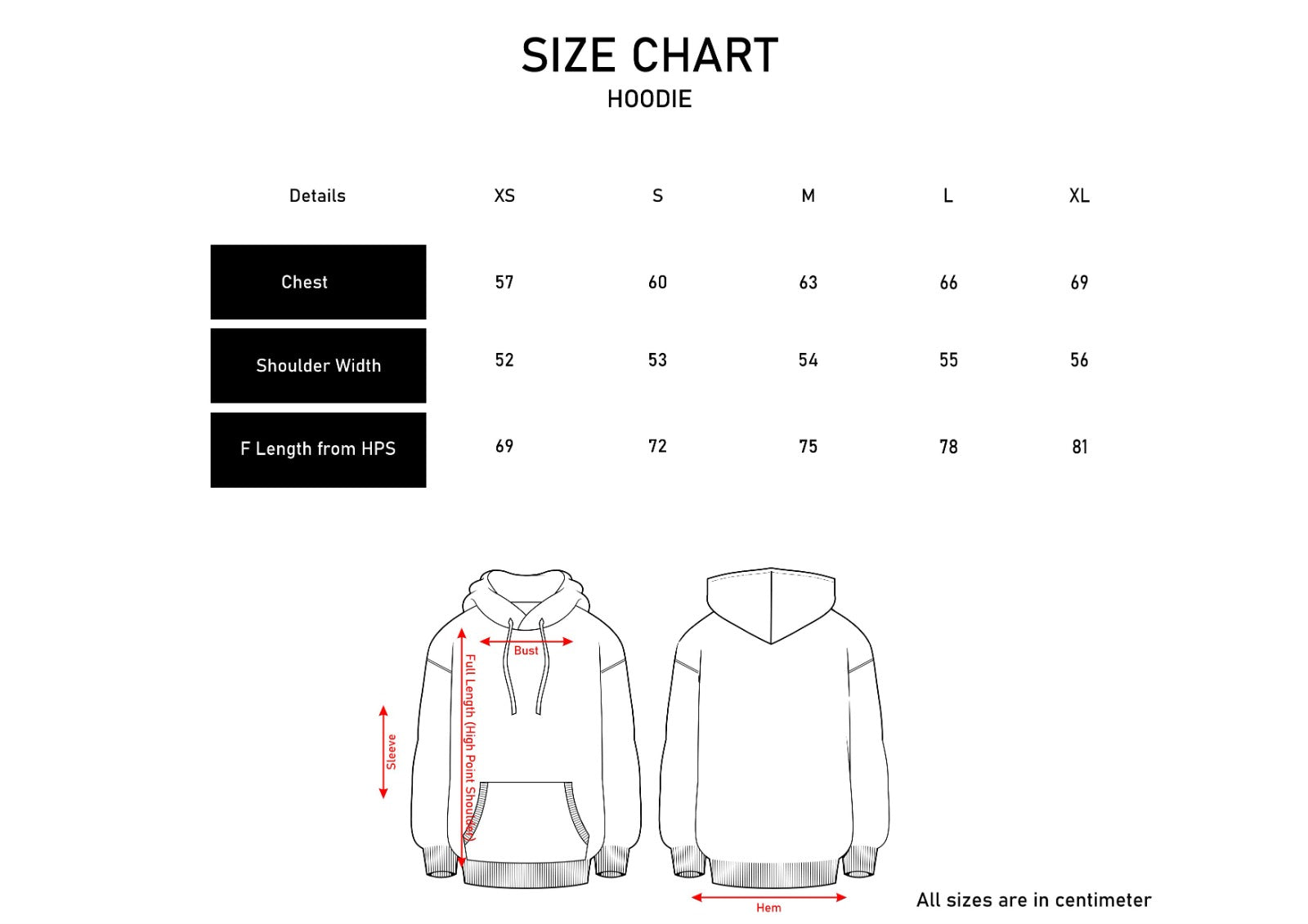 Men Size Chart
