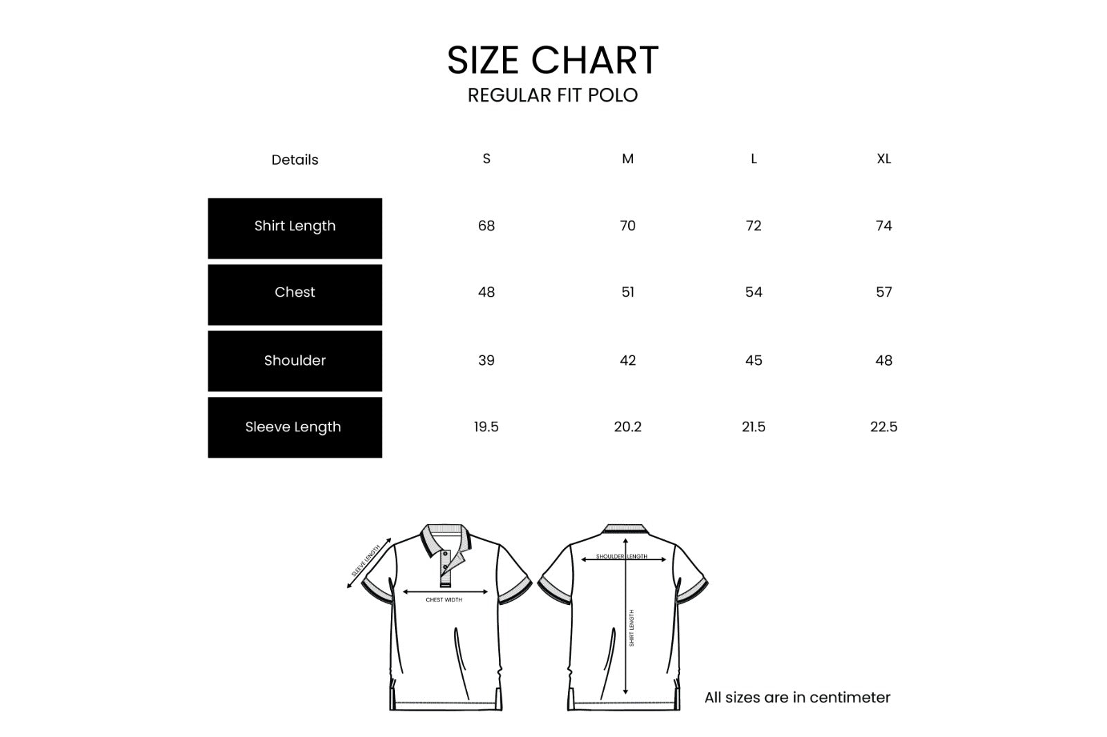 Men Size Chart