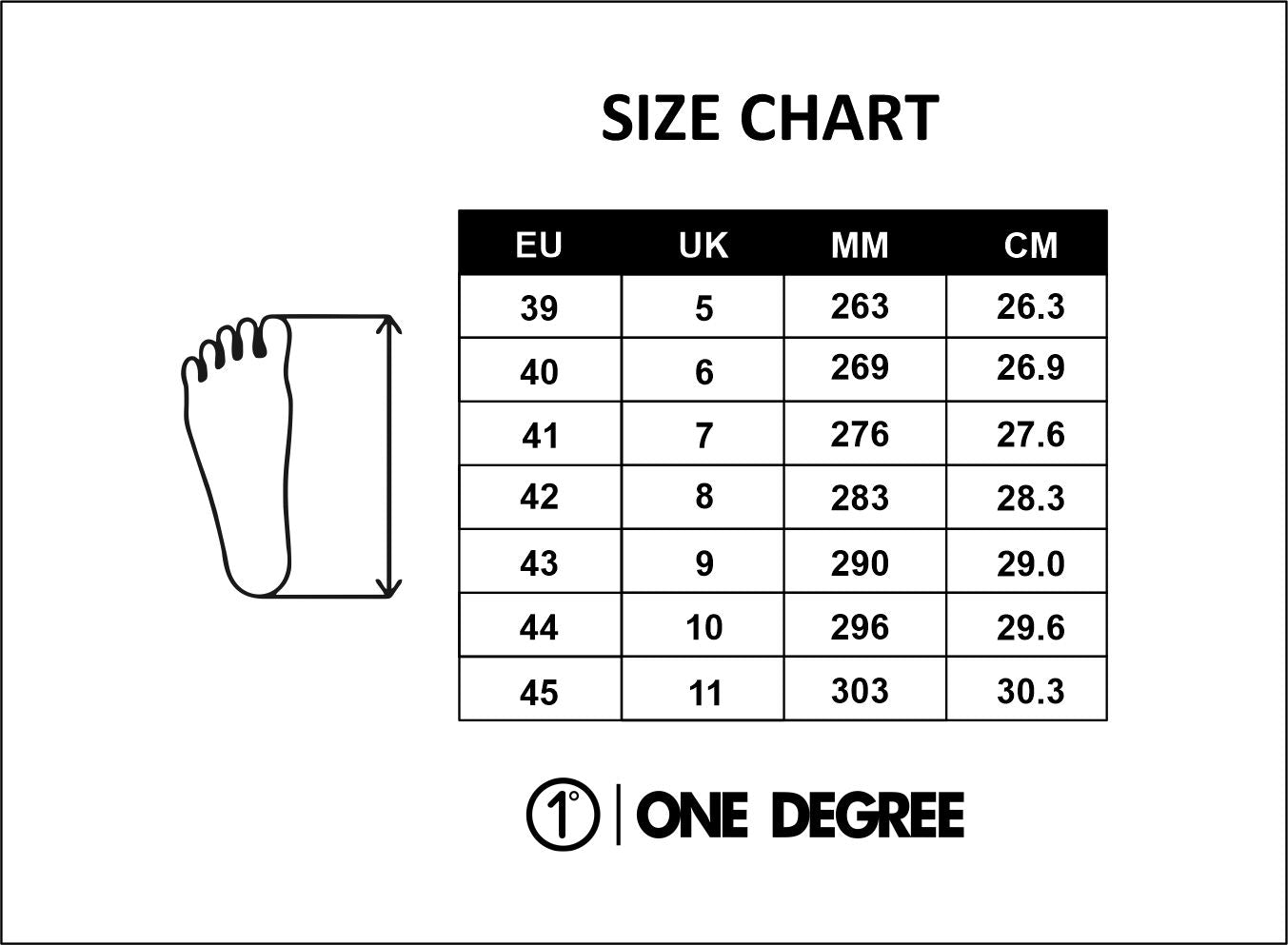 Men Size Chart