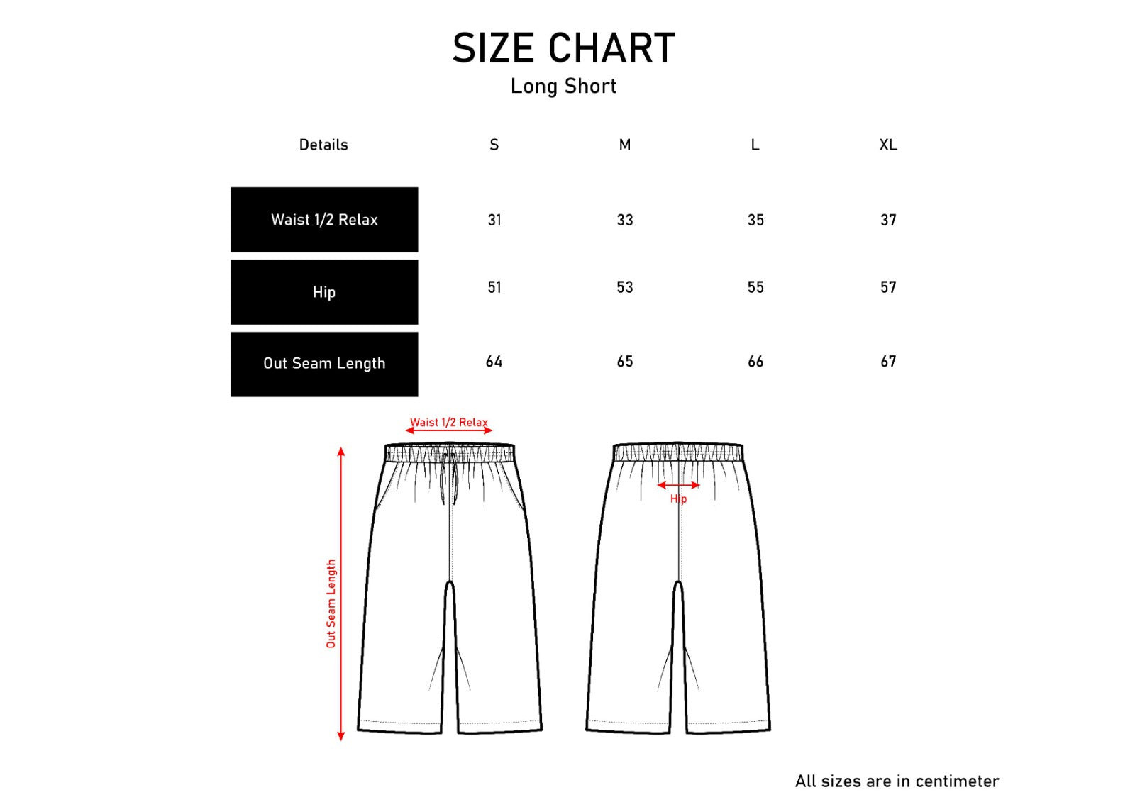 Men Size Chart