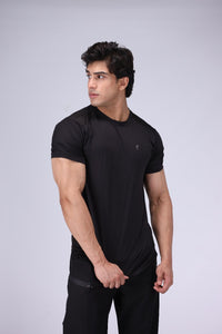Black One Degree Ultra Light Performance Tee