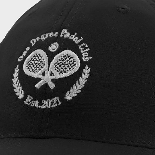 Black One Degree Padel Club Cap