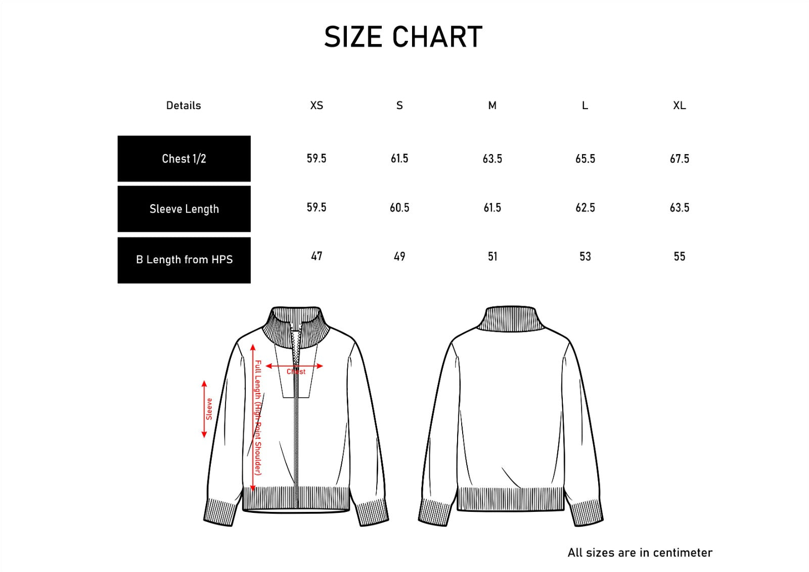 Men Size Chart
