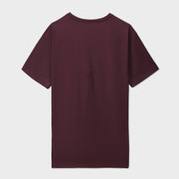 Maroon Laser Silicon Tee