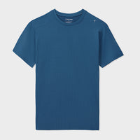 Teal Square Mesh Tee